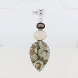 Natural Rain Forest Jasper Pendant