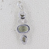 Natural Tanzanite Gemstone Silver Pendant