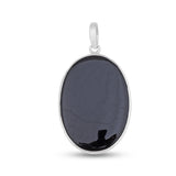 Black Onyx 925 Silver Pendant