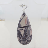 925 Staling Silver Porcelain Jasper Pendant