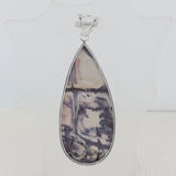 925 Staling Silver Porcelain Jasper Pendant