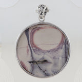 925 Staling Silver Porcelain Jasper Pendant