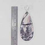 925 Staling Silver Porcelain Jasper Pendant