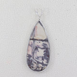 925 Staling Silver Porcelain Jasper Pendant