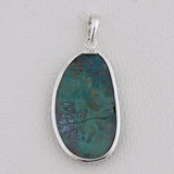 Azurite Malachite 925 Silver Pendant