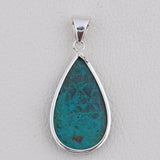 Azurite Malachite 925 Silver Pendant