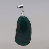 Azurite Malachite Silver Pendant