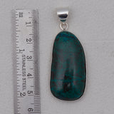 925 Silver Azurite Malachite Pendant