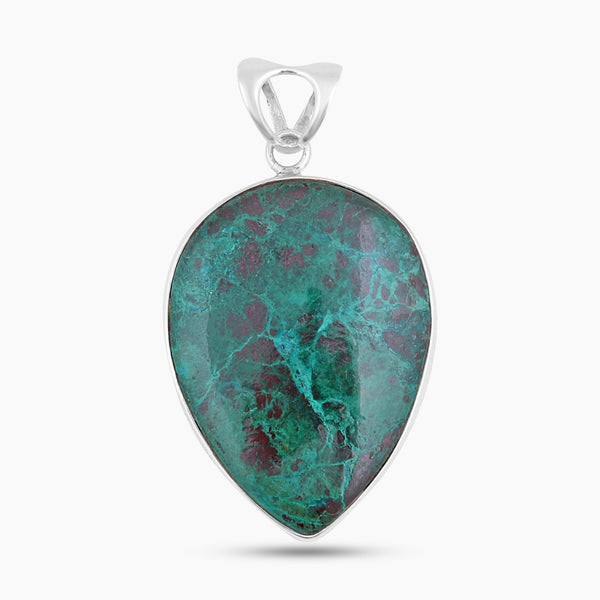 Azurite Malachite 925 Silver Pendants