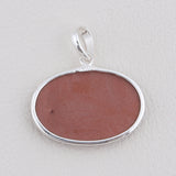 Red Sunstone Gemstone Silver Pendants
