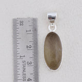 925 Sterling Silver Rutilated Quartz Pendant