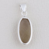 925 Sterling Silver Rutilated Quartz Pendant