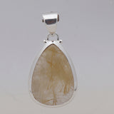 925 Silver Rutilated Quartz Pendant