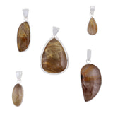 925 Sterling Silver Rutilated Quartz Pendant