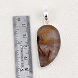 925 Sterling Silver Rutilated Quartz Pendant