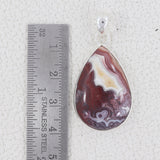 Crazy Lace Agate Gemstone Silver Pendant