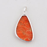 925 Sterling Silver Sponge Coral Pendant