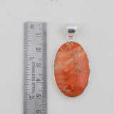 925 Sterling Silver Sponge Coral Pendant