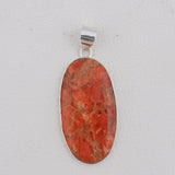 925 Sterling Silver Sponge Coral Pendant