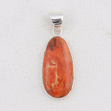 Sponge Coral 925 Sterling Silver Pendant