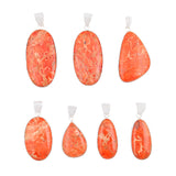 925 Sterling Silver Sponge Coral Pendant