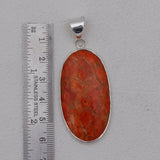 925 Starling Silver Sponge Coral Pendant