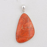 925 Sterling Silver Sponge Coral Pendant