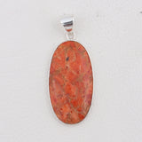 925 Sterling Silver Sponge Coral Pendants