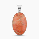 925 Sterling Silver Sponge Coral Pendants