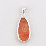 925 Sterling Silver Sponge Coral Pendants