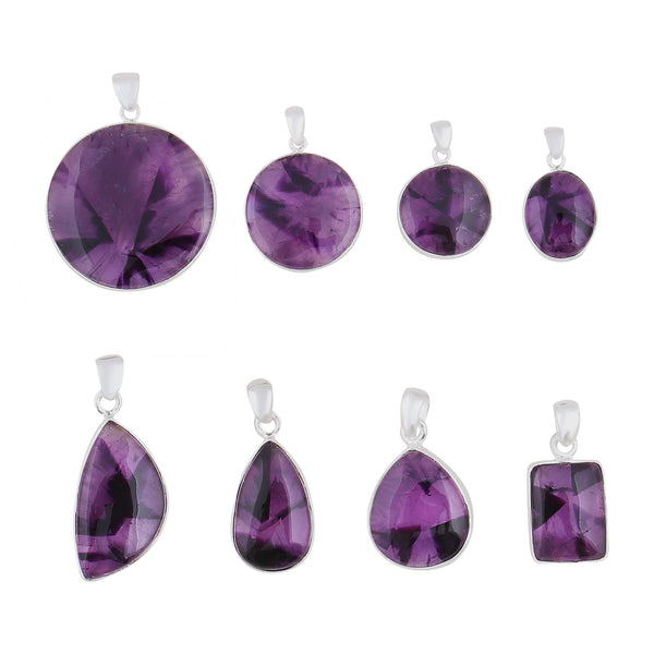 925 Sterling Silver Super Seven Pendant