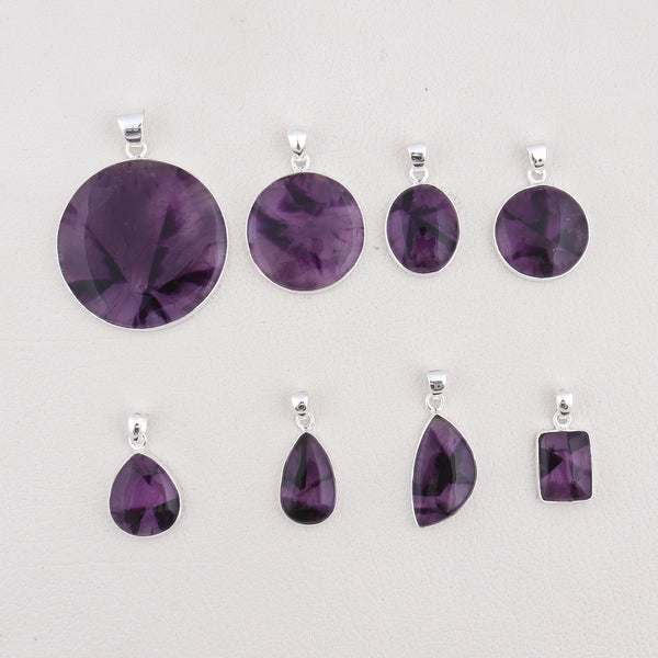 925 Sterling Silver Super Seven Pendant