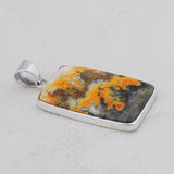 925 Starling Silver Mustered Jasper Pendant