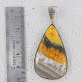 925 Starling Silver Mustered Jasper Pendant