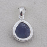 925 Sterling Silver Tanzanite Pendant