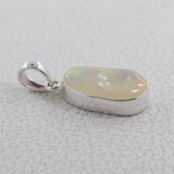 Ethiopian Opal Gemstone Silver Pendant