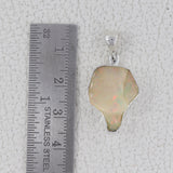 Ethiopian Opal Gemstone Silver Pendant