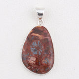 Natural Dynasty Jasper Silver Pendant