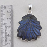 925 Silver Carving Labradorite Pendant