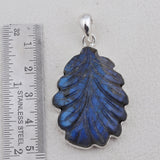 925 Silver Carving Labradorite Pendant