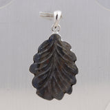 Carving Labradorite Gemstone Pendant in 925 Sterling Silver