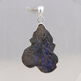 925 Silver Carving Labradorite Pendant