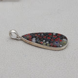 Millefiori Glass Silver Pendant