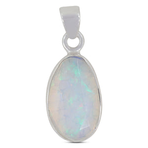 925 Silver Ethiopian Opal Pendant
