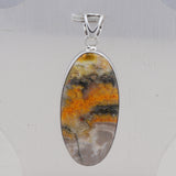 925 Starling Silver Mustered Jasper Pendant