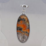 925 Starling Silver Mustered Jasper Pendant