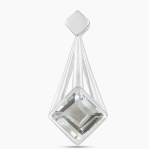 925 Sterling Silver Crystal Pendant