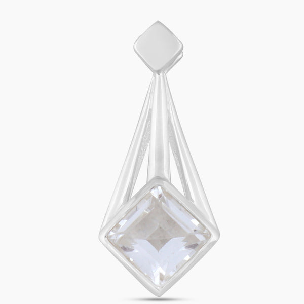 925 Sterling Silver Crystal Pendant
