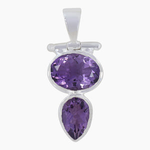 925 Sterling Silver Citrine Pendant