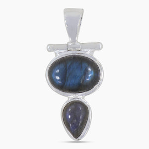 925 Sterling Silver Labradorite Pendant